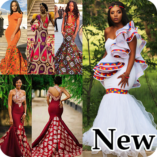 African Wedding Dress icon