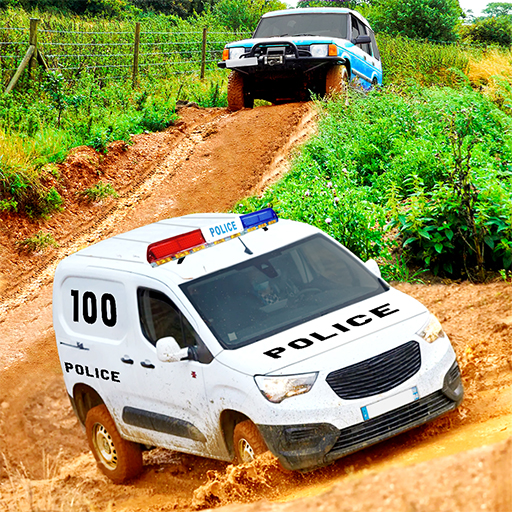 Police van driver: Police game icon