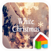 White X-mas LINELauncher theme icon