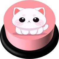 Cat Kitten Meow Button