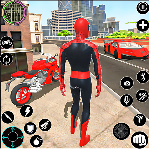 Flying Spider Rope Hero Fight icon