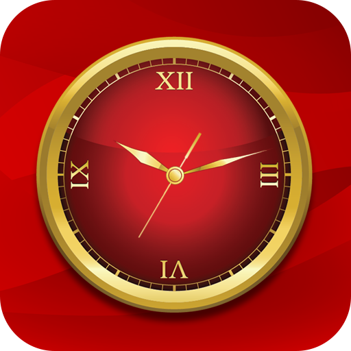 Gold Clock Live Wallpaper icon