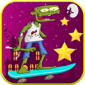 Zombie running games أيقونة