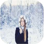 إطار صورة تساقط الثلوج on 9Apps