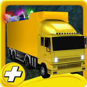 construction truck parking HD icon