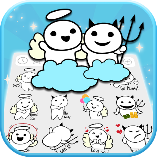 Angel Devil Friends สติกเกอร์อิโมจิ icon