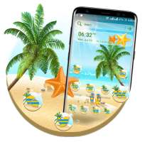 Summer Beach Launcher Theme on 9Apps