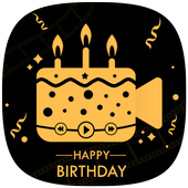 Birthday Video Maker with Song icon