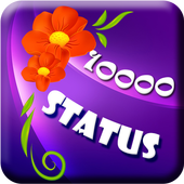 10000 status for social chat icon
