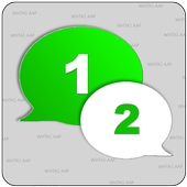 Dual Account in one mobile icon