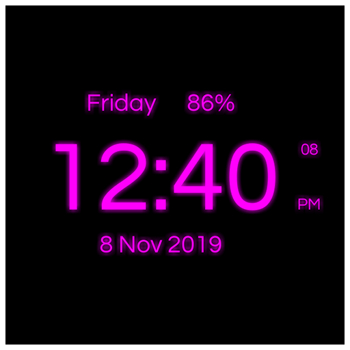 Digital Clock Live Wallpaper icon