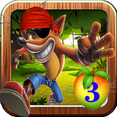 Bandicoot Wrapped dash : Crash Adventure game 3D icon