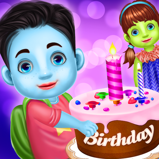 Halloween Birthday Party Celebration icon