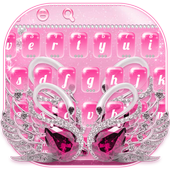 Luxurious Diamond Lover Swan Keyboard icon