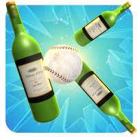 Knockdown Bottles Smash:Baseball hit & knock out 3