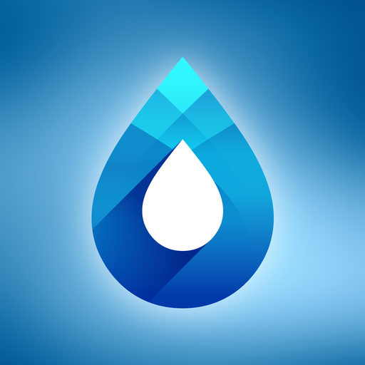 منبه المياه التذكير بشرب الماء أيقونة