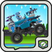 Blue ranger car icon