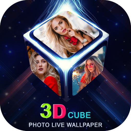 3D Photo Cube Live Wallpaper - 3D Multi Cube Photo icon