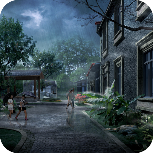 Rain Theme nature: new themes for android free 3d icon