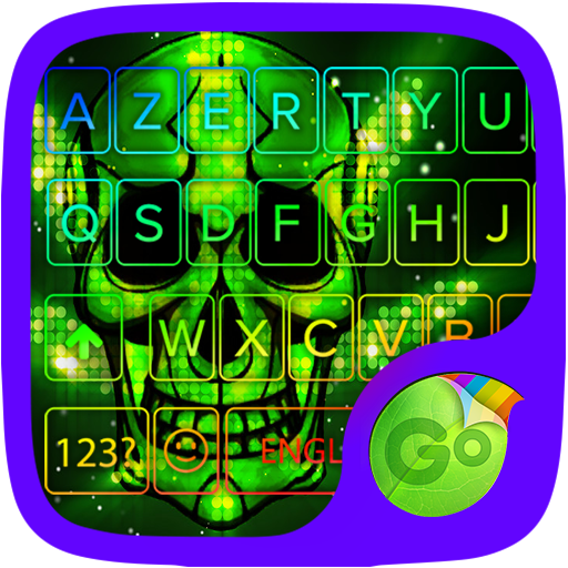 Death skull Gun GO Keyboard icon