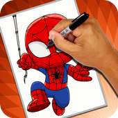 How to Draw Spiderman on 9Apps