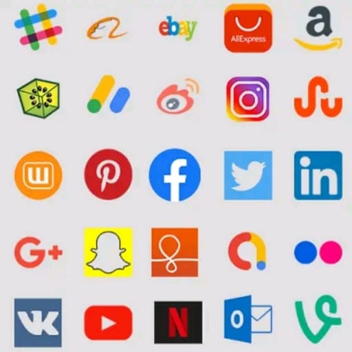 All Social Madia Networks apps icon