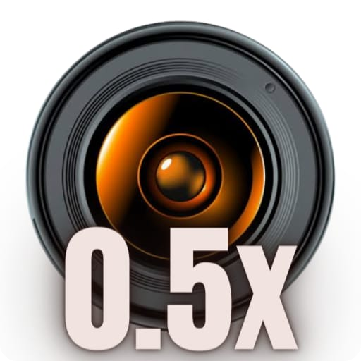 0.5x camera icon