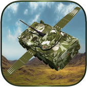 Russian Tank Flying Battle Sim icon