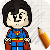 Draw LegoSuper Heroes icon