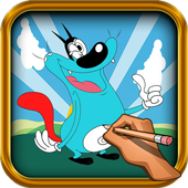 How to Draw Oggy zay zayzay أيقونة