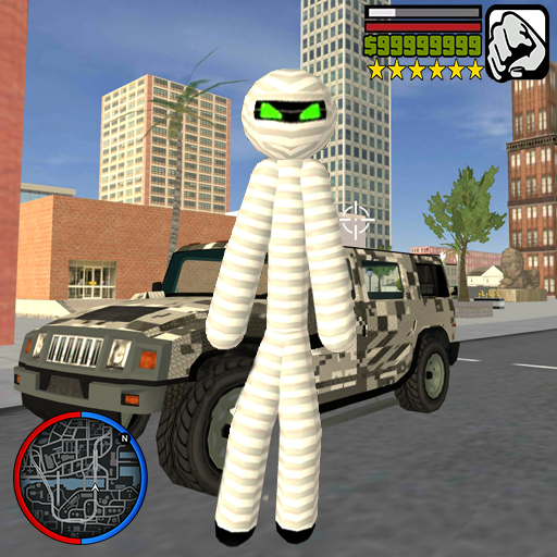 Mummy Stickman Rope Hero  Gang icon