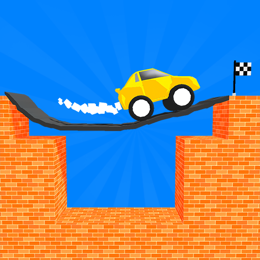 Draw Line Bridge Car Rush 3D icon