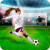 Shoot Goal - Girls Soccer icon