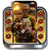 Army Soldier Gun Theme أيقونة