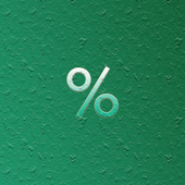 Percentage calculator icon