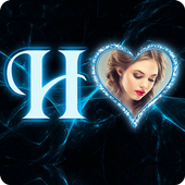 Lighting Text Photo Frames icon