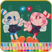 Cuphead Coloring icon