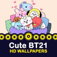 Cute BT21 Wallpapers Lockscreen HD on 9Apps