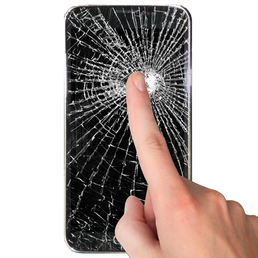 Broken screen prank icon