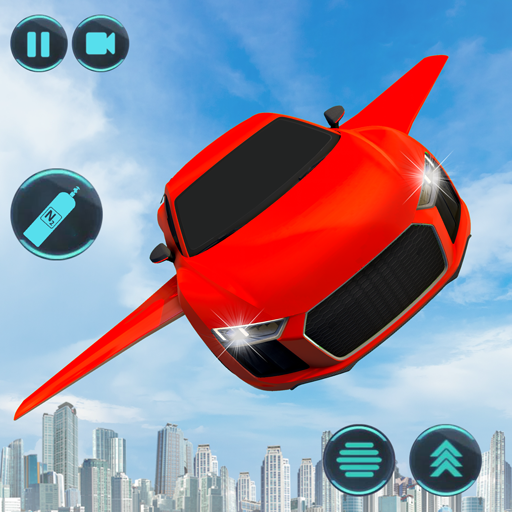 Flying Car Games Offline icon