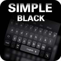 Simple Black Keyboard Theme on 9Apps