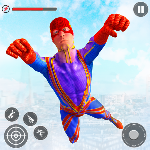 Flying Suprehero Spider Games icon