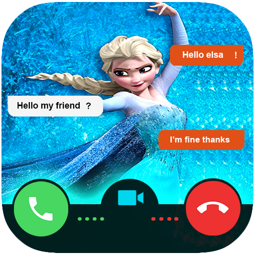 call from Elssa  simulator : chat &amp; live prank icon