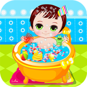 Happy Baby Bathing Games icon