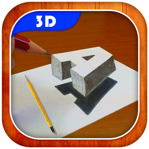 How To Draw 3D icon
