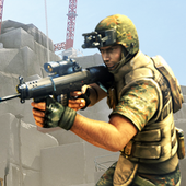 Moderna città assassino cecchino tiro gioco icon