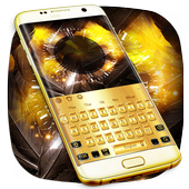 Gold Luxury Metal Keyboard Theme icon