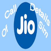 Call details of Jio sim icon