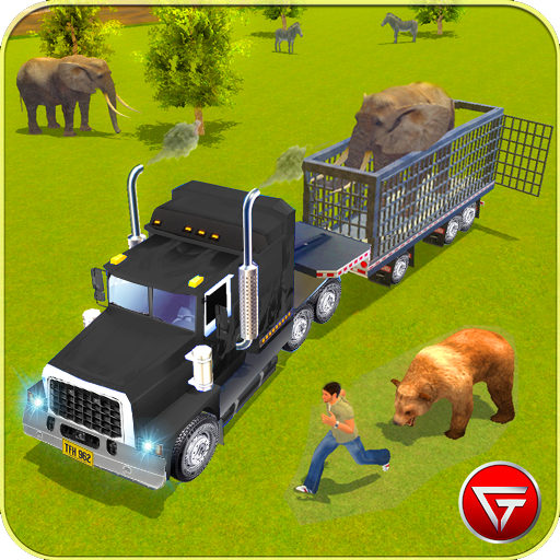 Animal Transport Truck Driving icon