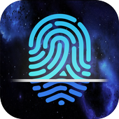 fingerprint lock screen prank icon